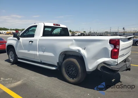 2024 Chevrolet Silverado C1500 из США, поврежденный, VIN 3GCNAAED4RG358991